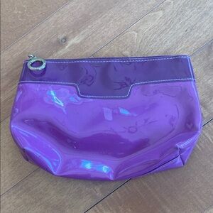 Estee Lauder Shiny Purple Cosmetic Bag